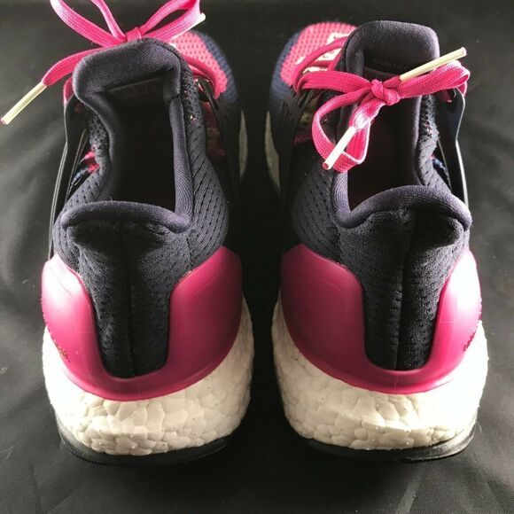 ADIDAS AF5143 Ultraboost 2.0 Navy Pink Chiffon 9.5 42 Mint Condition - Picture 4 of 7